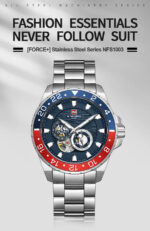 NAVIFORCE NFS1003 Mechanical Watch Blue Red 9