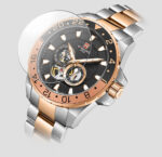 NAVIFORCE NFS1003 Mechanical Watch for Men Black Rose Gold 5