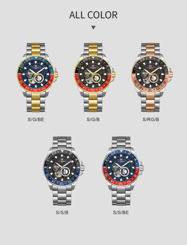 NAVIFORCE NFS1003 Men Mechanical Waterproof Watch 1