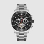 Naviforce NF 1001 Men Wrist Watch Silver Black