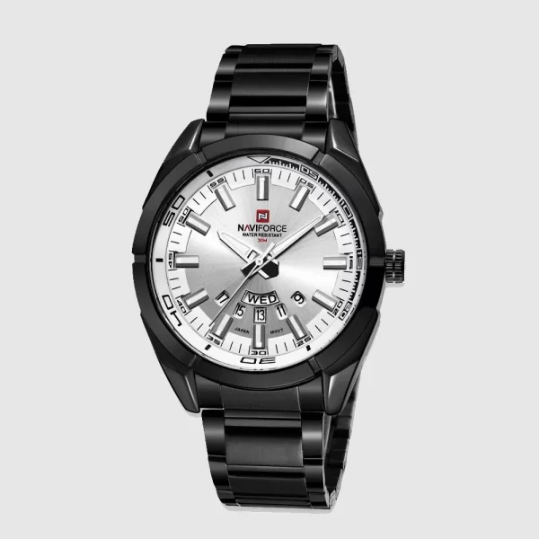 Naviforce NF9038 Men Wristwatch Black White 1 1