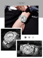 Naviforce NF9038 Men Wristwatch Silver 4