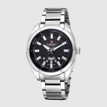 Naviforce NF9038 Men Wristwatch Silver Black 1 1