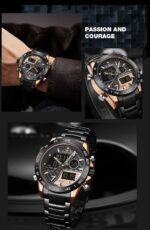 Naviforce Nf 9171 Men Digital Watch Black Gold 15