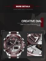 Naviforce Nf 9171 Quartz Wristwatch Coffee 12