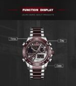Naviforce Nf 9171 Quartz Wristwatch Coffee 6