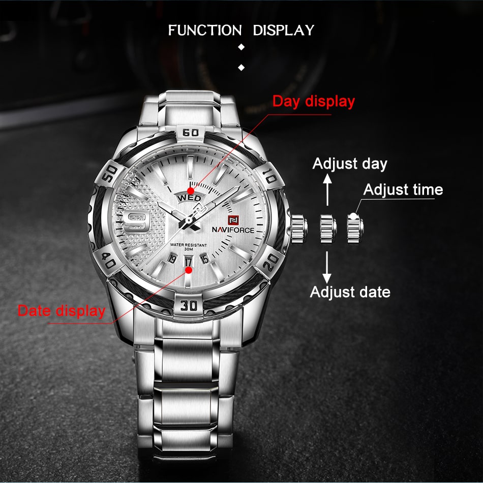 Naviforce NF9117S Men Wristwatch