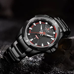 Naviforce NF9161 Men Casual Wristwatch Black 3