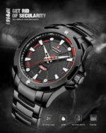 Naviforce NF9161 Men Casual Wristwatch Black 4