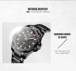 Naviforce NF9161 Men Casual Wristwatch Black 8