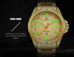 Naviforce NF9161 Men Casual Wristwatch Gold 5