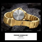 Naviforce NF9161 Men Casual Wristwatch Gold 9