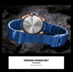 Naviforce NF9161 Wrist Watch Blue Rose Gold 13