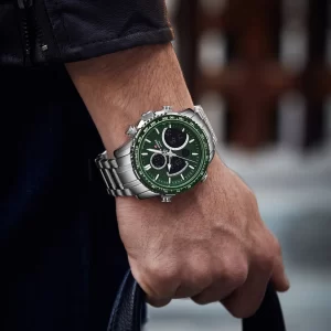Naviforce-NF9182-Men-Wristwatch-Silver-Green-3