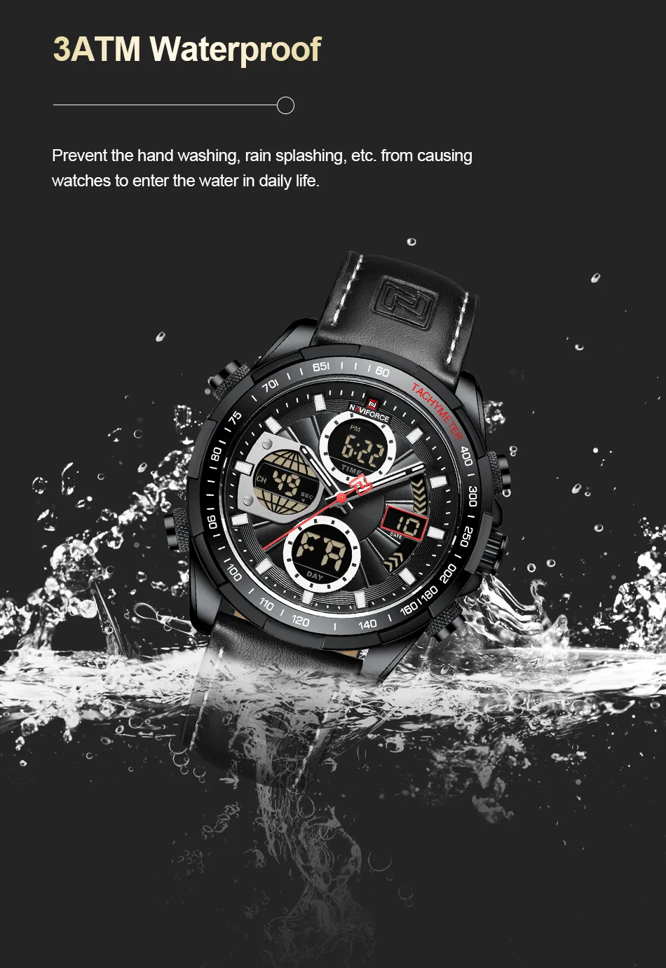 Naviforce-NF9197L-Wrist-Watch-Brown-Black-White-17