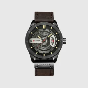 Curren-8301-PU-Leather-Watch