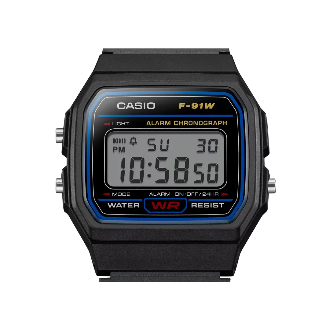 Casio F-91W -1 Classic Digital Watch (5) Casio F-91W -1 Classic Digital Watch (5)